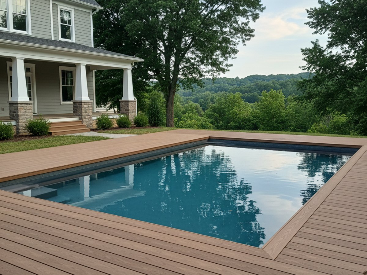 Deck Railing Installation completed by Bartlett Deck Co in Germantown, TN