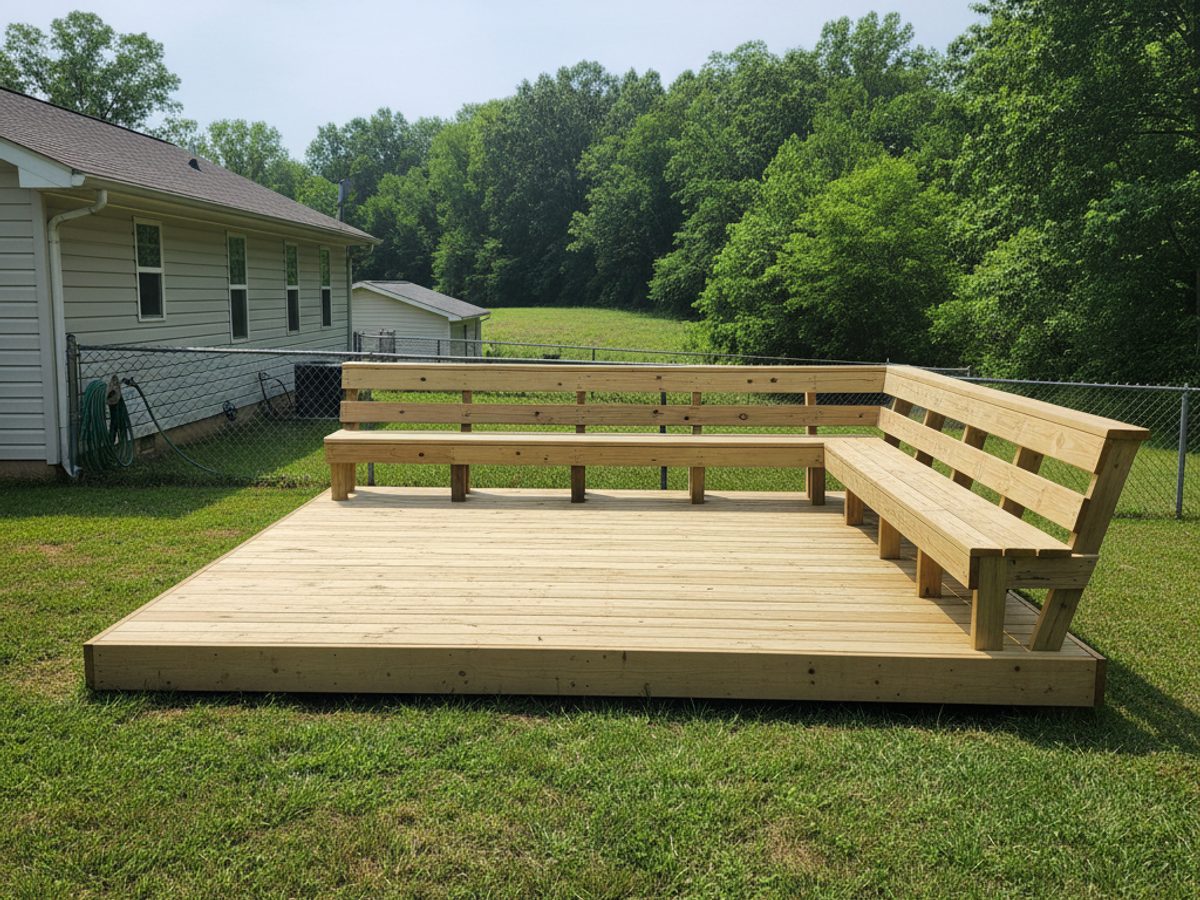 Deck Demolition & Rebuild completed by Bartlett Deck Co in Cordova, TN